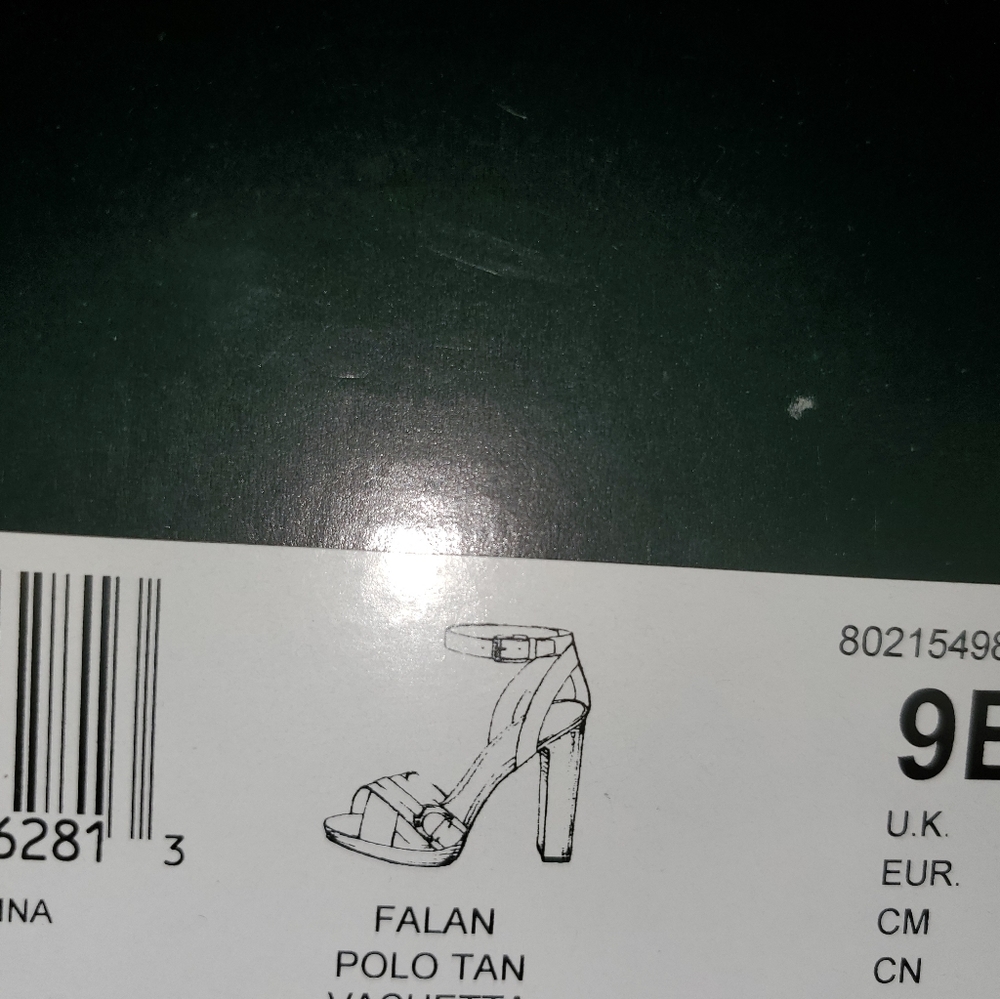 Women Size 9 RALPH LAUREN  open toe 3 5 inch high - Picture 6 of 6